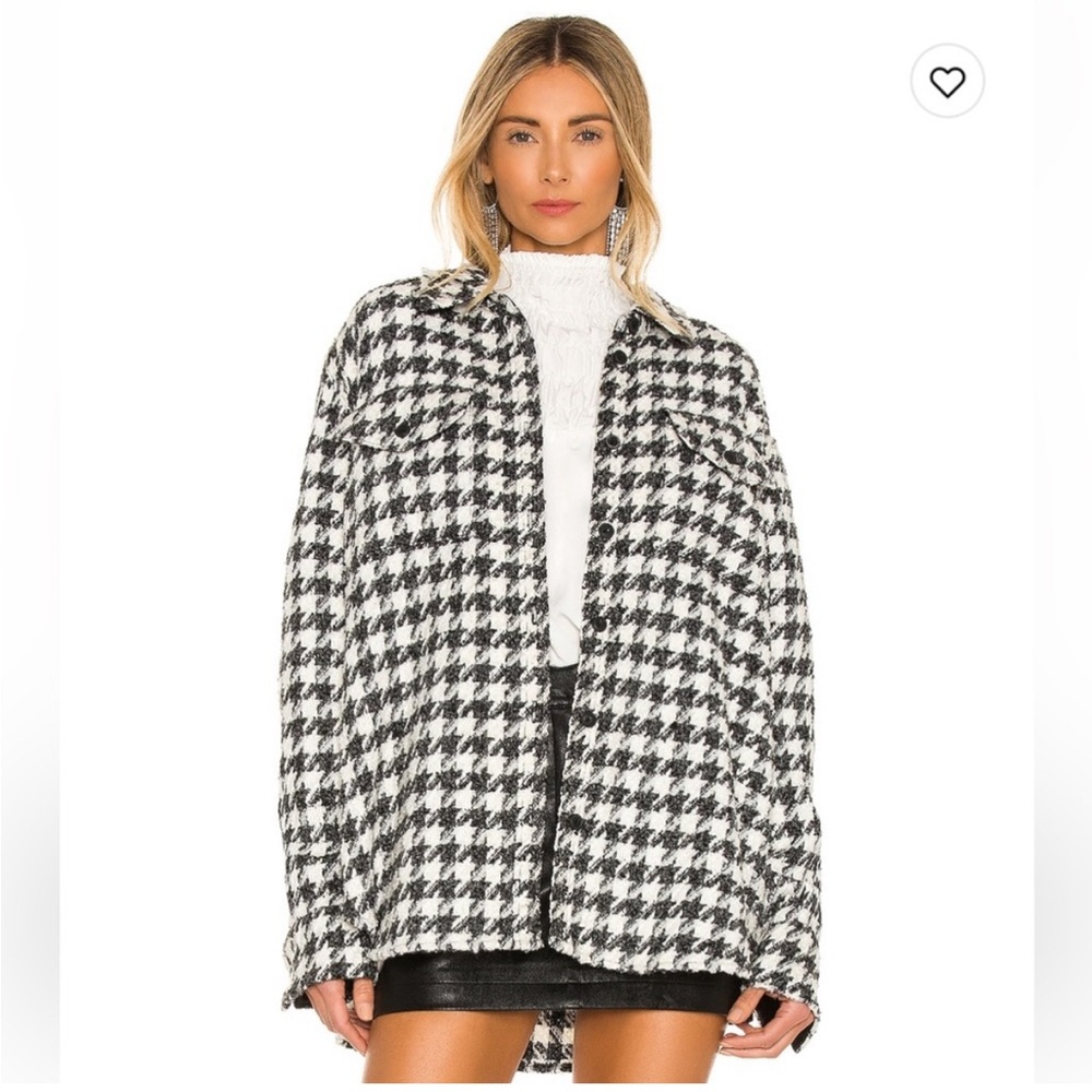 L’Academie Houndstooth Shacket